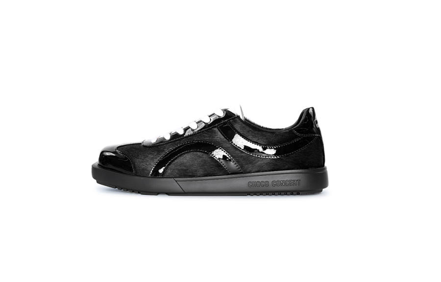CHOCO CONCERT Square Cow Leather Low top Skateboard Shoes Women's
