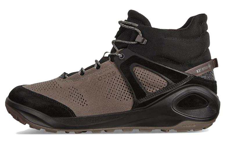Ecco Ecco Casual Shoes Men's High Top Umber