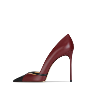 ;HMZ Sheepskin Slim Heel High Heels Women's