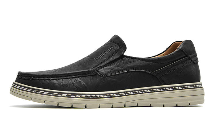 Rich birds Casual Leather Shoes Men's Low Top Black, Khaki