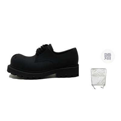 Glitter Focus Round Tip Casual Shoes Unisex Absolute Black