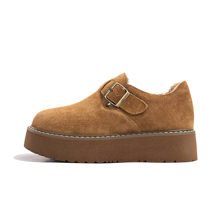 LAOMIAO Nubuck Casual Shoes 4cm Women's