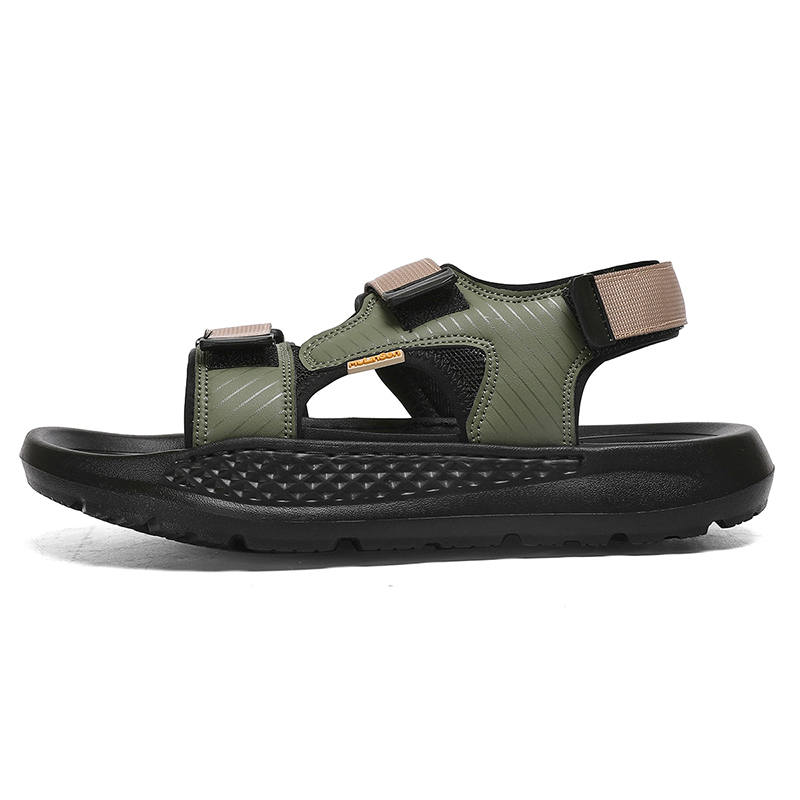 Mulinsen Beach Sandals Men's Jasper/Black Khaki