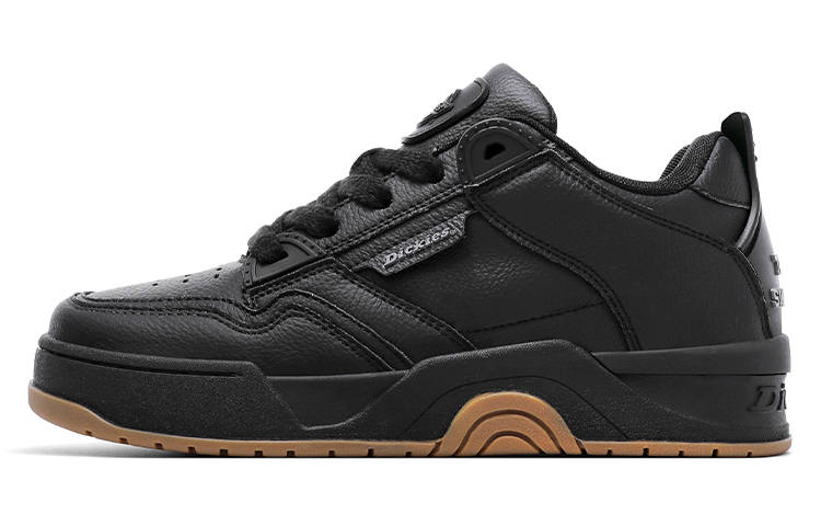 Dickies Dickies Cow Split Leather Coverage Low top Skateboard Shoes Unisex Black