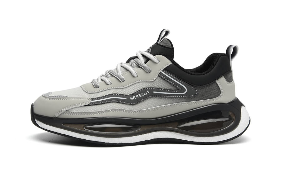 HLA Casual Shoes Men's Low Top Green, White, Gray