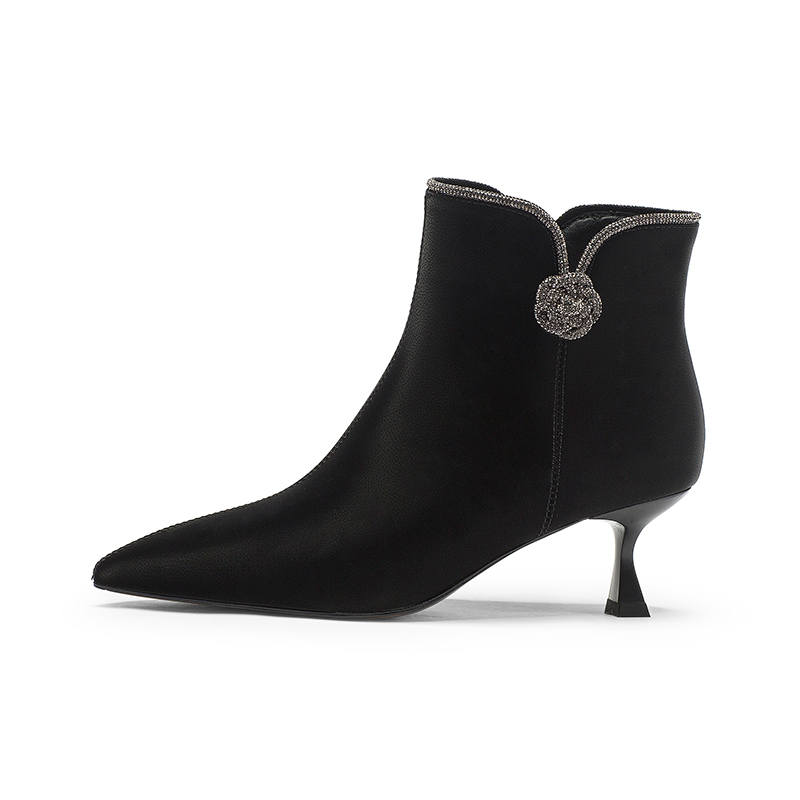 Coup De Foudre Cow Leather Ankle Boots 5..5cm Women's