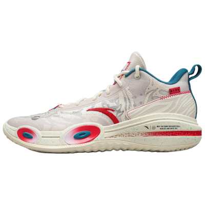 OCCUPY ANTA x OCCUPY Raid 1 White Dragon Low top Basketball Shoes Men's Beige Red