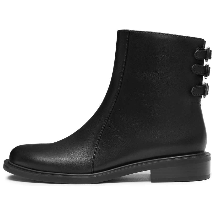 Staccato Urban Trio Cow Leather Ankle Boots Women's Black
