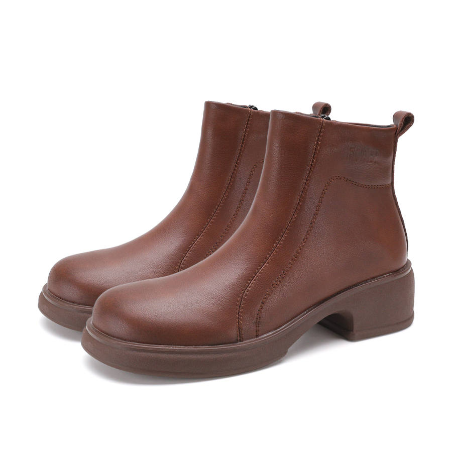 FOXER FOXER Ankle Boots Women's Brown/Black