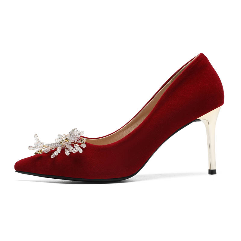 ZHR Slim Heel High Heels 8cm Women's