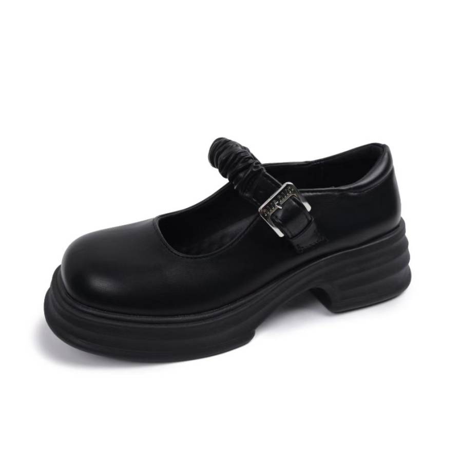 Xingdiman Pu Block Heel Mary Jane Shoes Women's