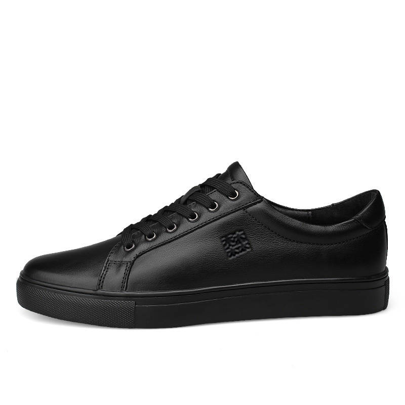 Mulinsen Top Grain Cow Leather Low top Skateboard Shoes Men's