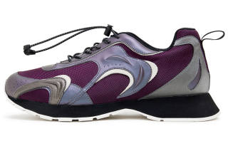 CONP Microfiber Leather Low top Casual Shoes Unisex Purple