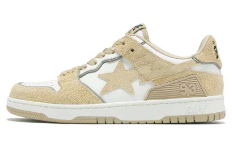 A BATHING APE BAPE A BATHING APE Bape SK8 Sta Beige Suede