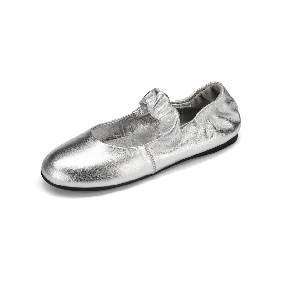 FMM Sheepskin Flat Mary Jane Shoes Women's