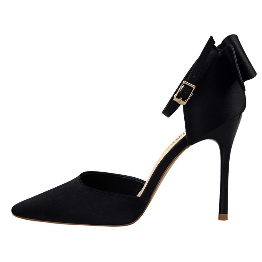 QITUMAUL Slim Heel High Heels 10cm Women's