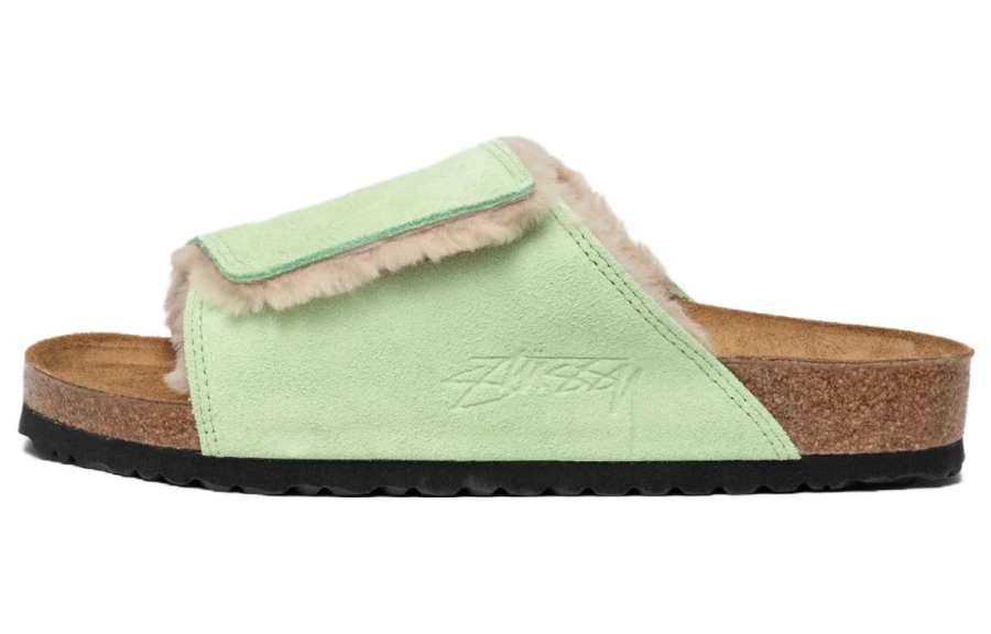 Birkenstock Solana Stussy x Solana Birkenstock 'Washed Green'