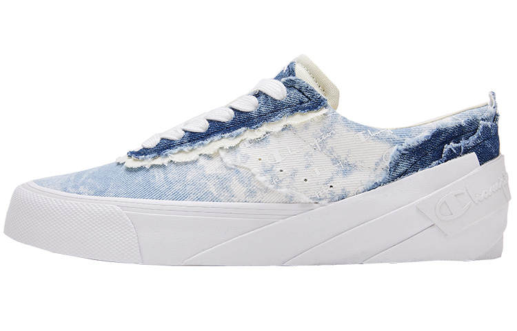 Champion Essentials Collection Street Roller Slip Resistant Abrasion Resistant Low top Skateboard Shoes Women's Blue