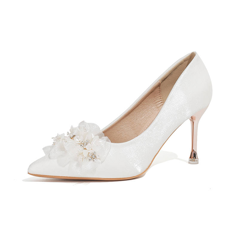 Bamiti High Heels Women's White