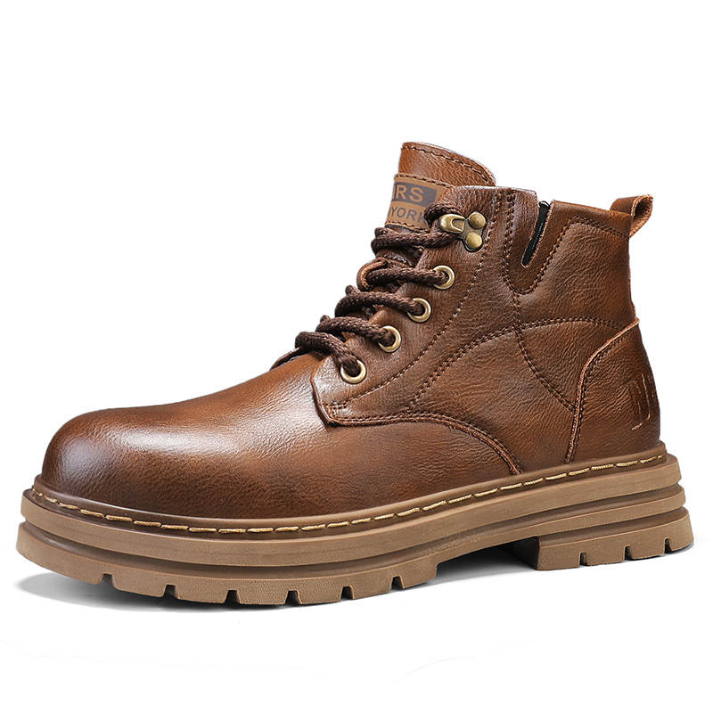 TOMAY TOMAY Combat Boots Unisex Brown/Black