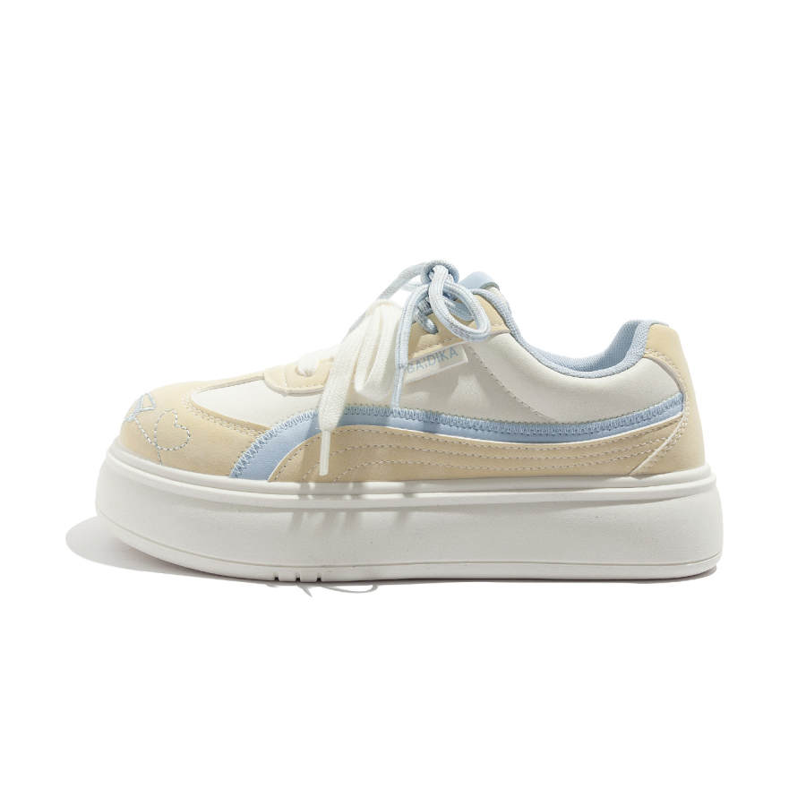 BEIER Microfiber Leather Coverage, Abrasion Resistant, Lightweight, And Breathable Low top Skateboard Shoes Women's