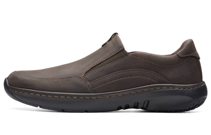Clarks Artisan Collection Cow Leather Casual Shoes Men's Dark Brown