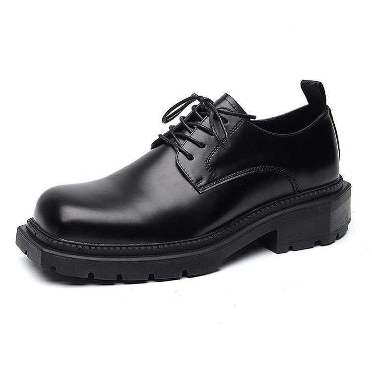 KAQIAODI Microfiber Leather Casual Shoes Men's Black