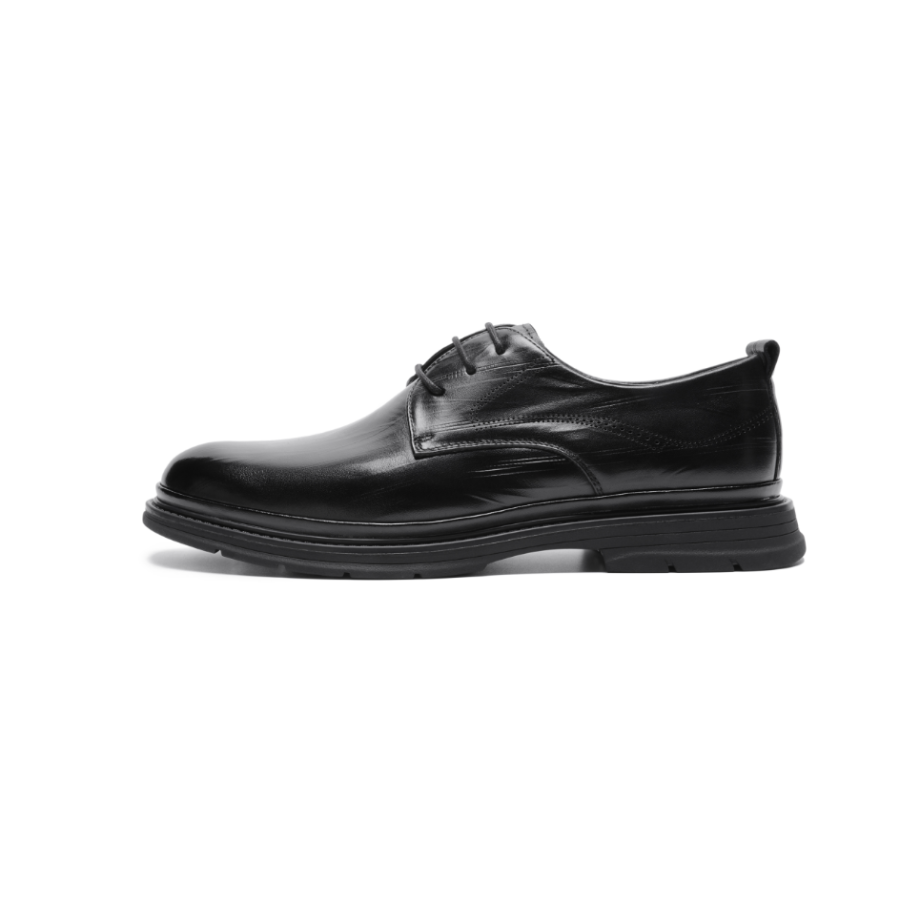 AOKANG Casual Leather Shoes Men's Black