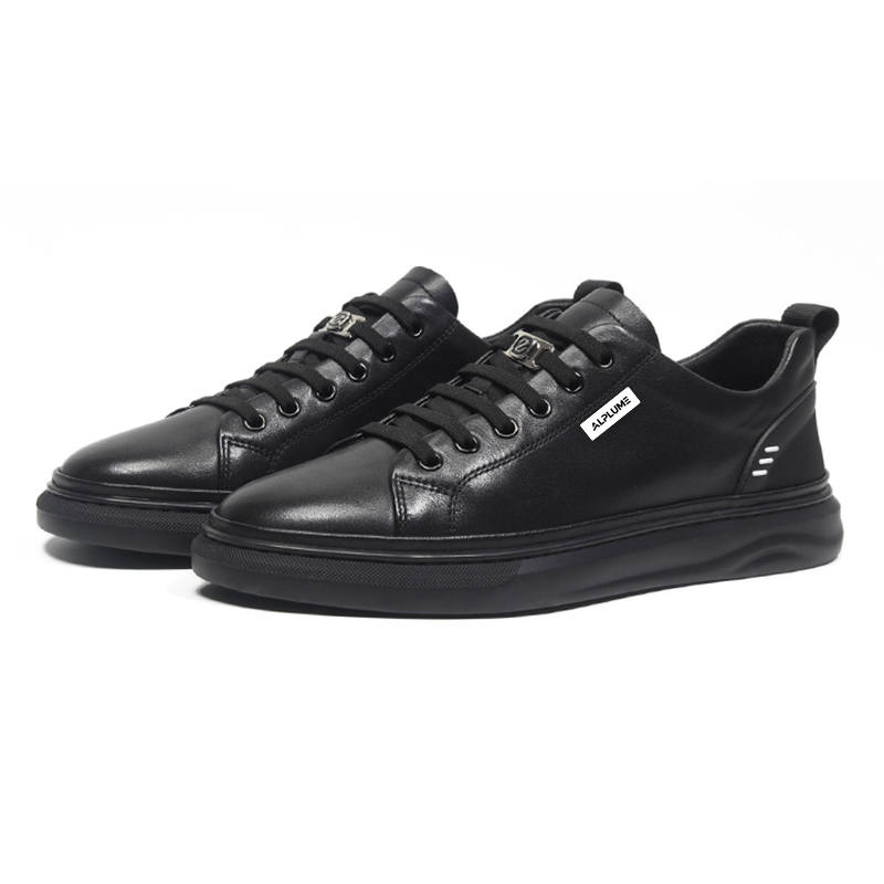 ALPLUME Top Grain Cow Leather Breathable Low top Skateboard Shoes Men's
