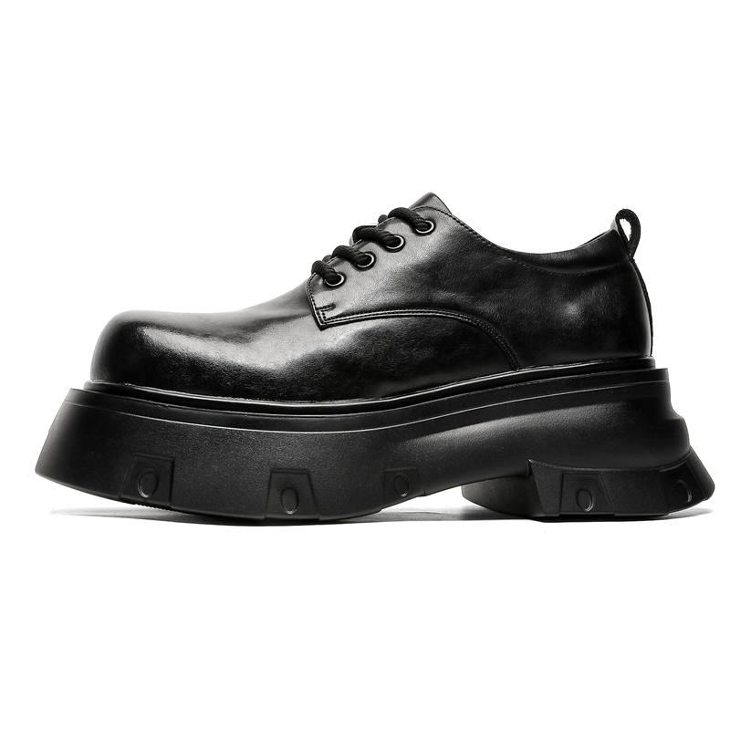 V ZERO FIVE V ZERO FIVE Microfiber Leather Casual Shoes Men's Black