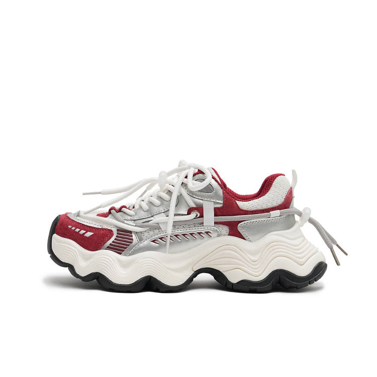 MASOOMAKE Mesh Breathable Height Increasing Breathable Height Increasing Chunky Sneakers Women's
