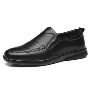 FANKE8°DU Casual Leather Shoes Men's Low Top Black