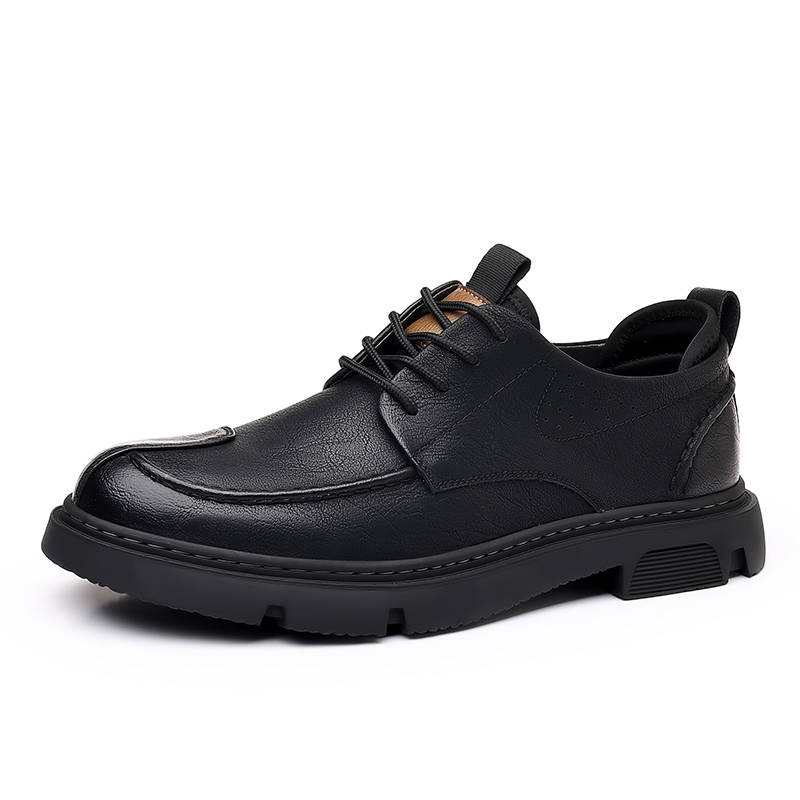 EGCHI Men's Casual Shoes Men's Low Top Black