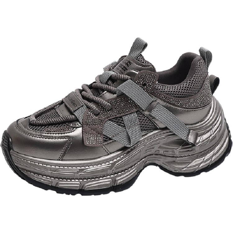 Mulinsen Abrasion Resistant, Breathable, Lightweight Low top Chunky Sneakers Women's