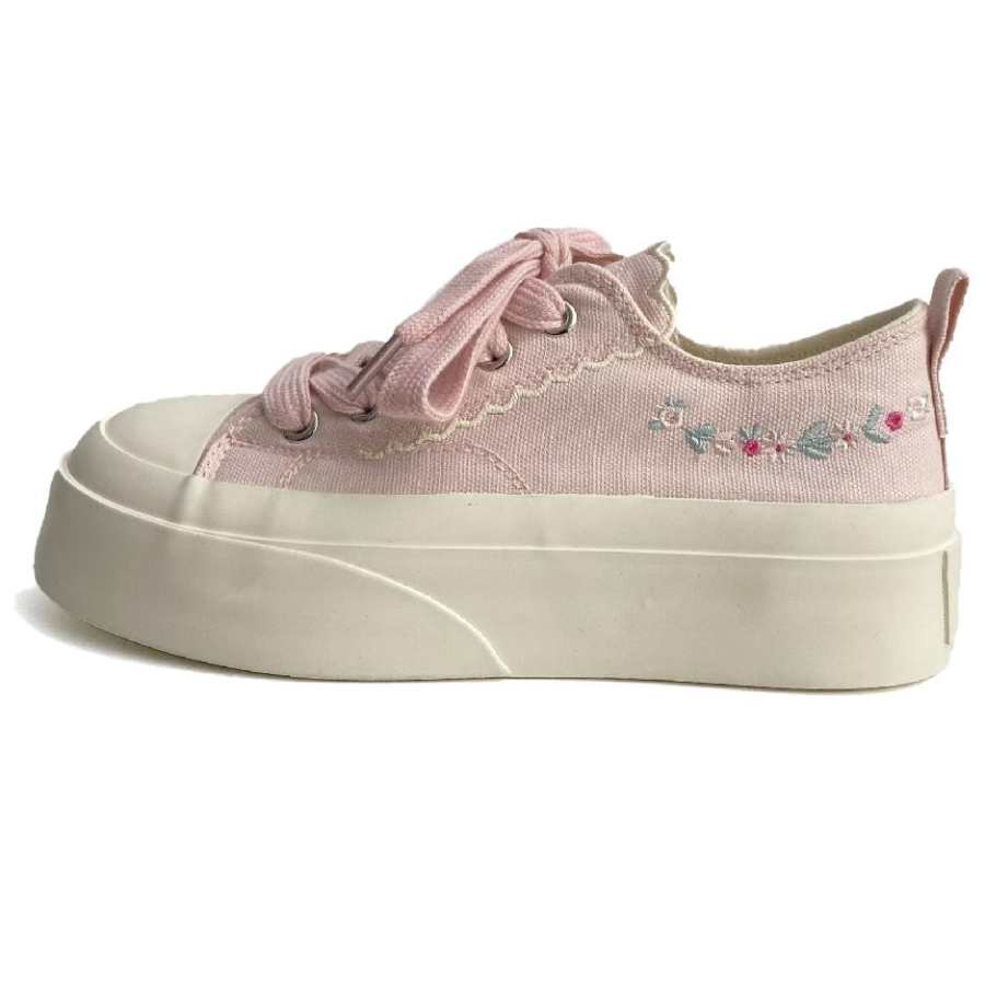 WENPU Low top Canvas Shoes Women's