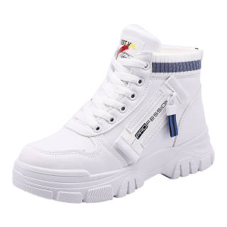JOHLIN DREAM PU Short Combat Boots 4cm Women's