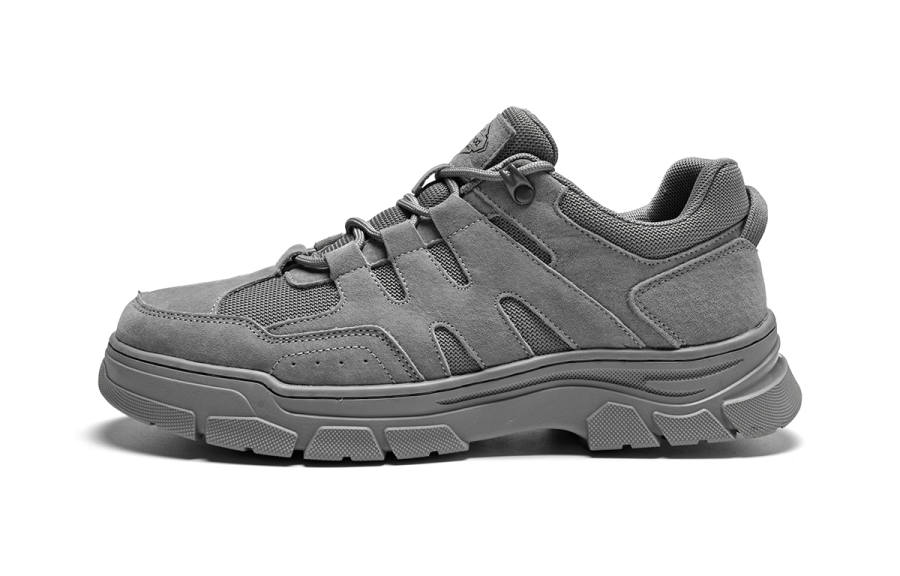 HLA HLA Work Boots Men's Low Top Gray/Sand