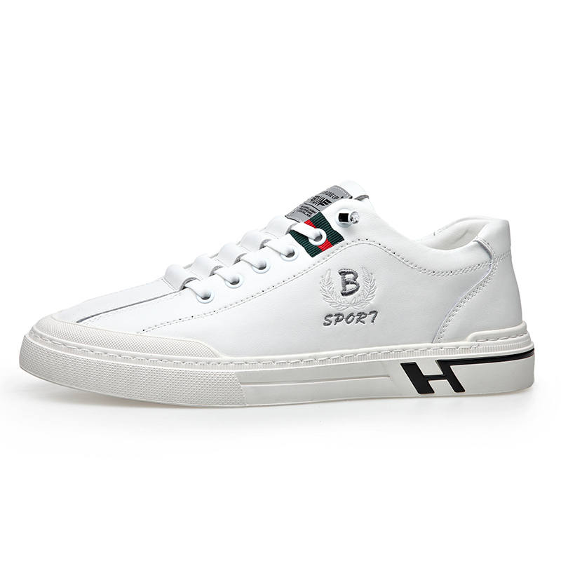 KACHILANG Cow Split Leather Low top Skateboard Shoes Men's