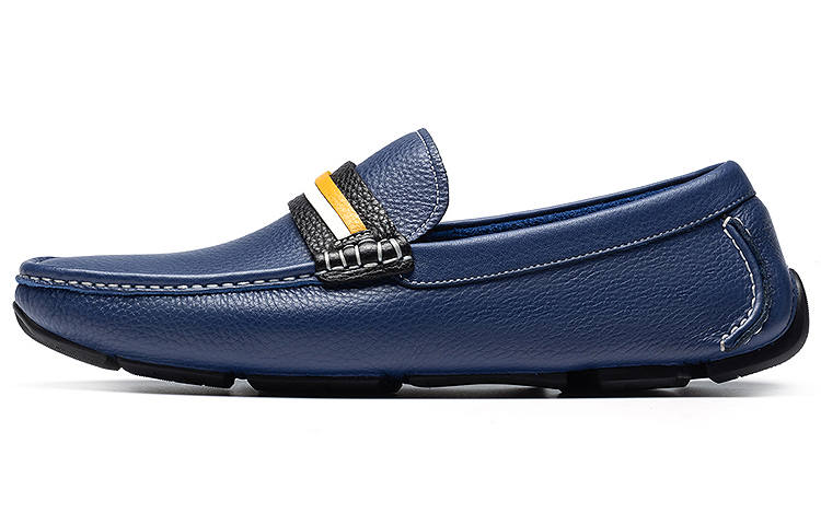 ROBERTA DI CAMERINO Cow Leather Casual Shoes Men's Blue