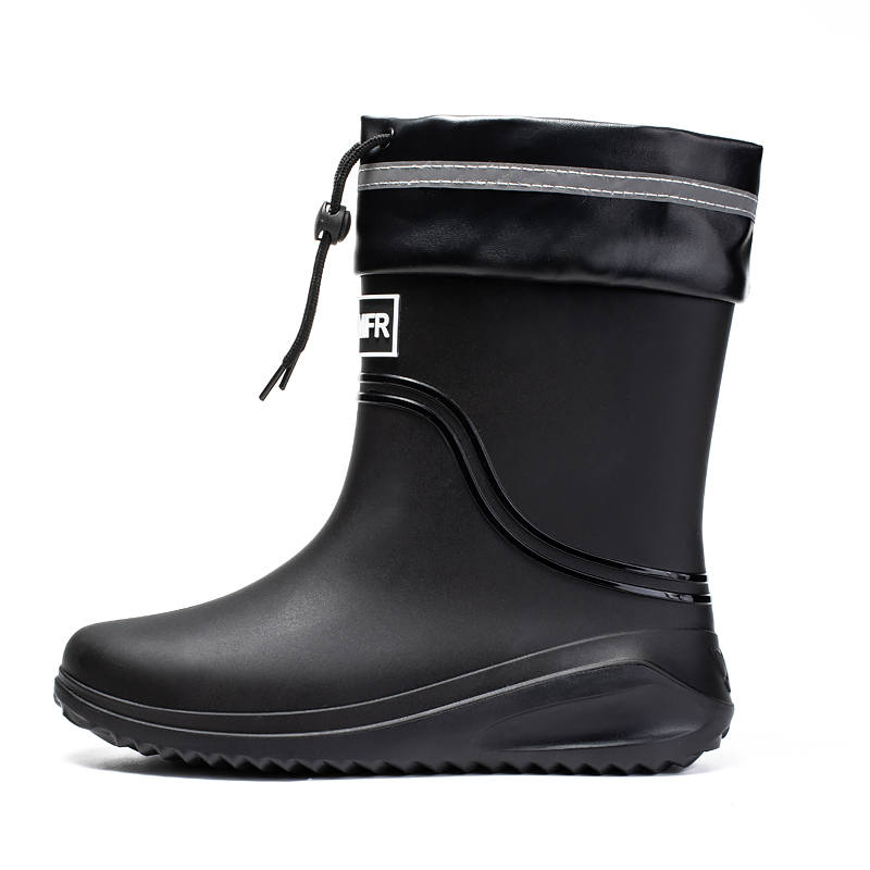 LONGYING Waterproof, Abrasion Resistant, Slip Resistant Waterproof, Abrasion Resistant, Slip Resistant Rain Boots Men's