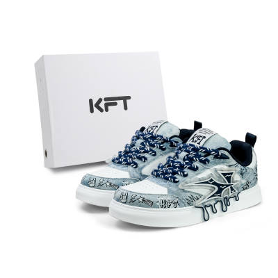 KFT Microfiber Leather Low top Skateboard Shoes Unisex