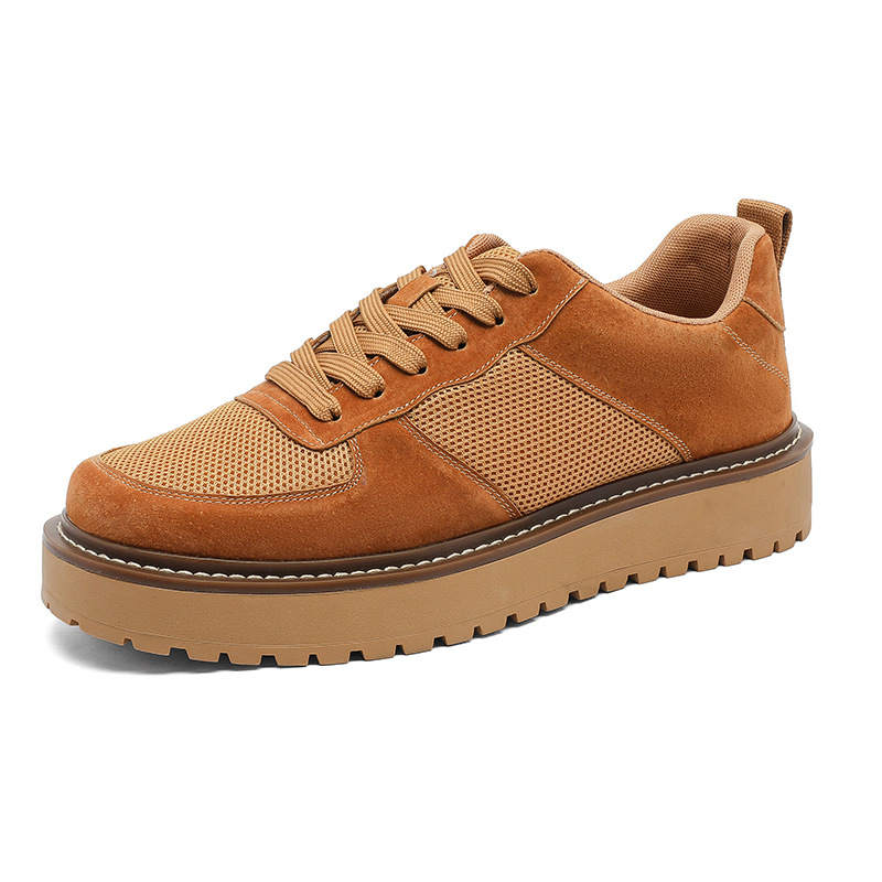 Devanro Abrasion Resistant Breathable Abrasion Resistant Breathable Low top Casual Shoes Men's Yellow