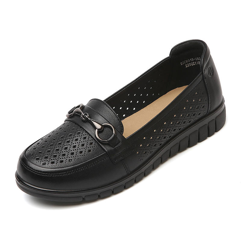 XINNUO Top Grain Cow Leather Casual Shoes Women's