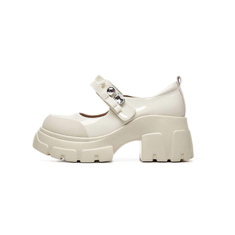 DAPHNE DAPHNE Mary Jane Shoes Women's Beige
