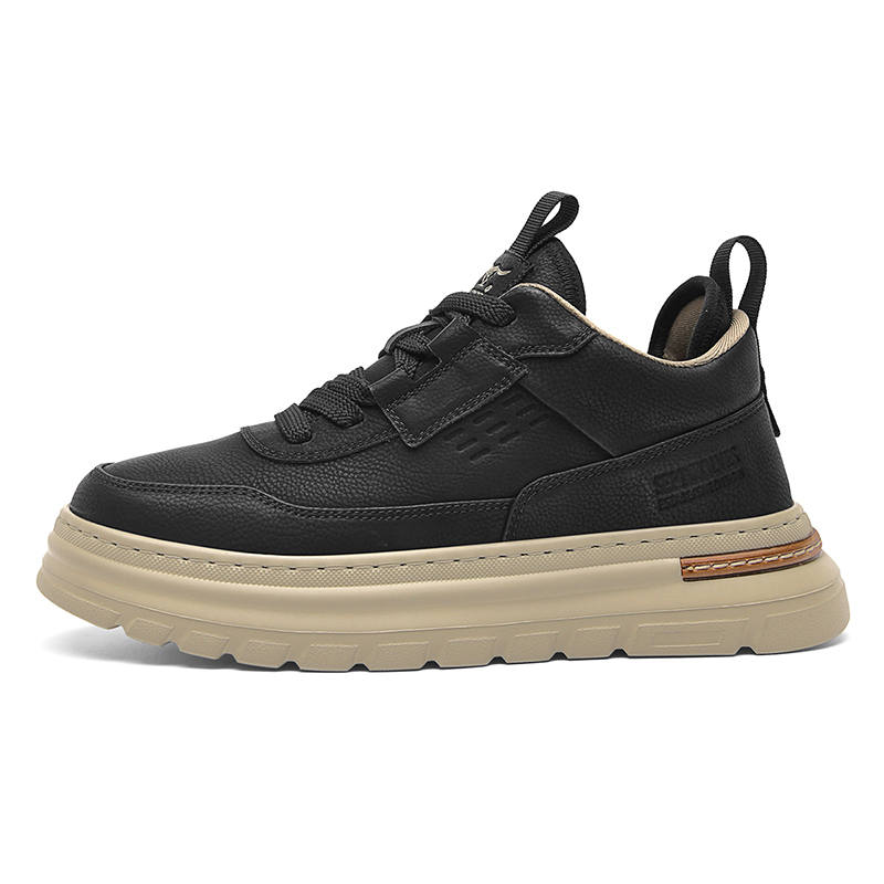 SEPTWOLVES Abrasion Resistant Height Increasing Mid top Skateboard Shoes Men's