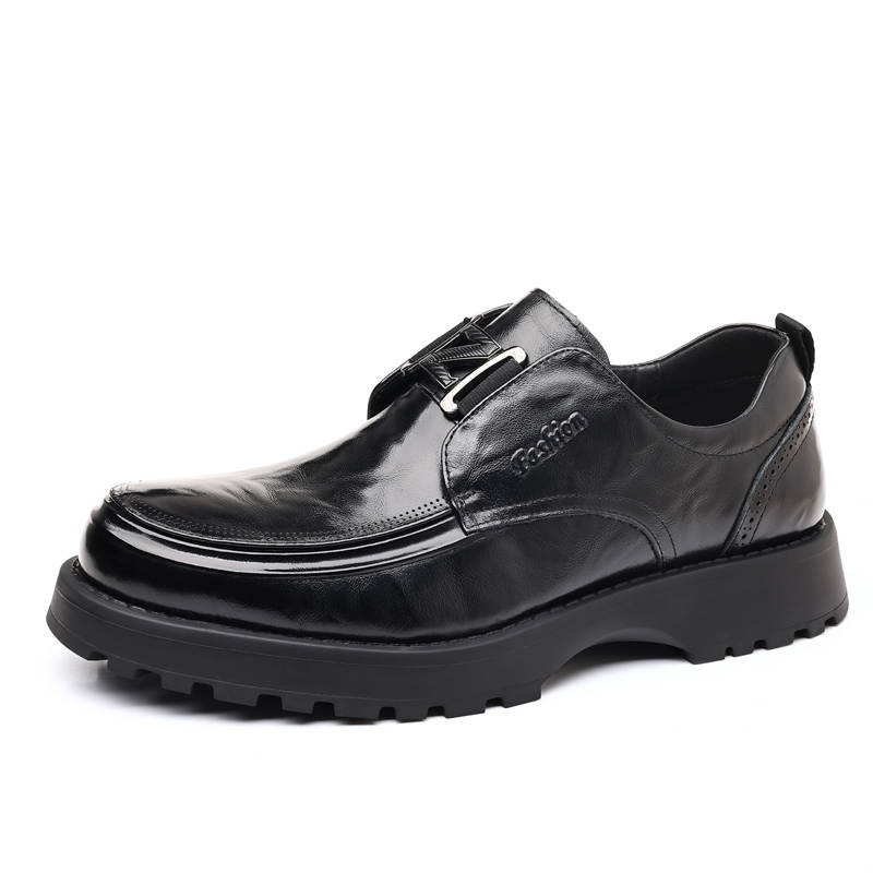 KACHILANG Casual Leather Shoes Men's Low Top