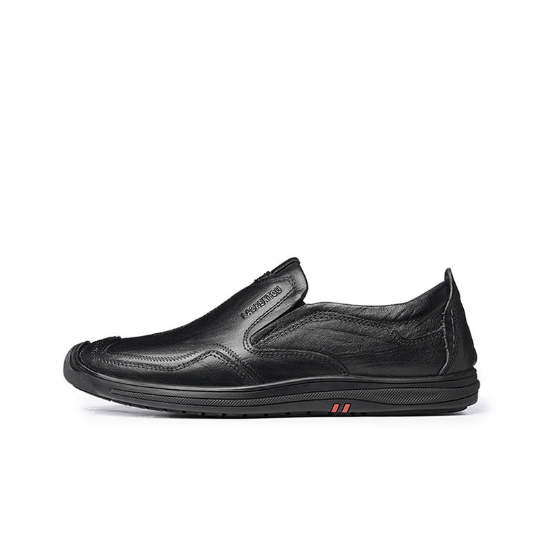LAORENTOU Casual Leather Shoes Men's Low Top