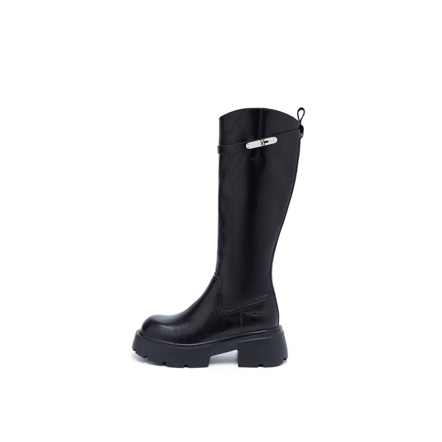 ELLE Platform Knight Boots Long Shaft Boots Women's 2025 Women's Boots