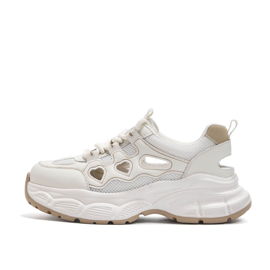 Hotwind Textile, Synthetic Leather Low top Chunky Sneakers Women's