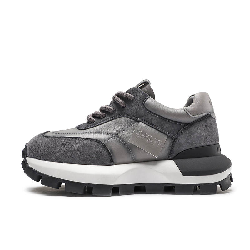 QIAONAI Abrasion Resistant Height Increasing Low top Chunky Sneakers Women's
